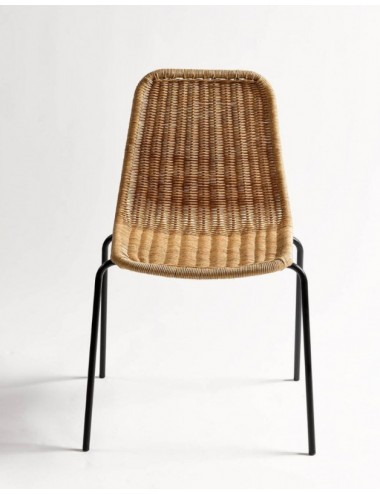 Silla Rattan apilable