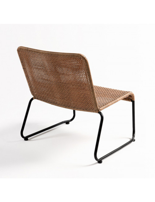 Sillón bajo tupido Rattan