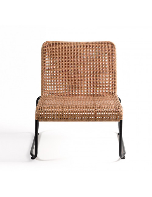 Sillón bajo tupido Rattan