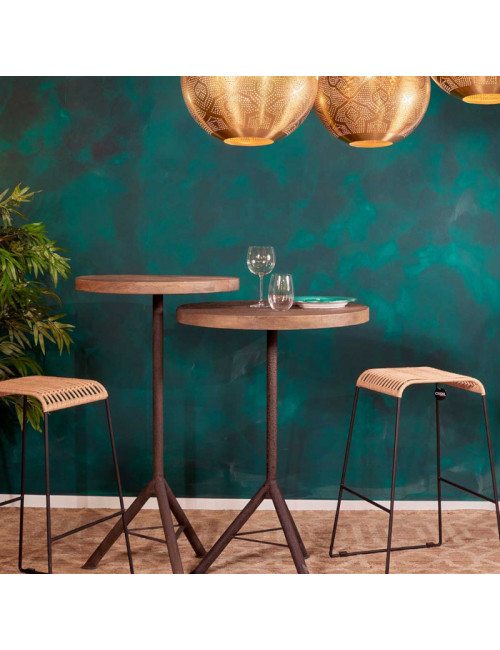 Taburete Rattan apilable