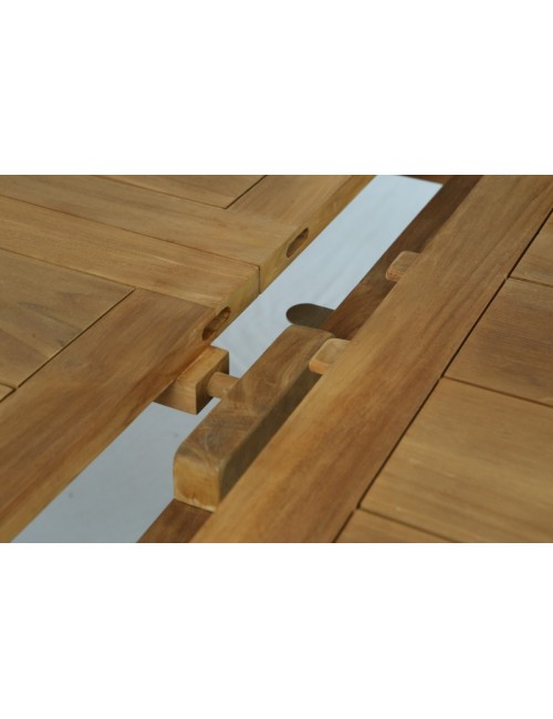 Mesa rect. extensible 180