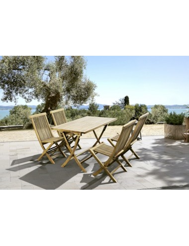 Mesa rect. plegable 120